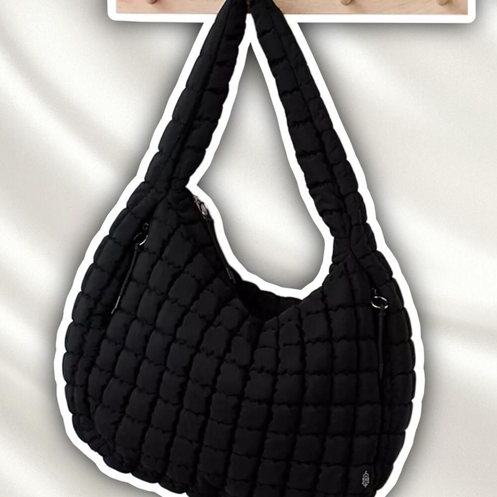 Free People Quilted Carryall Puffer Bag